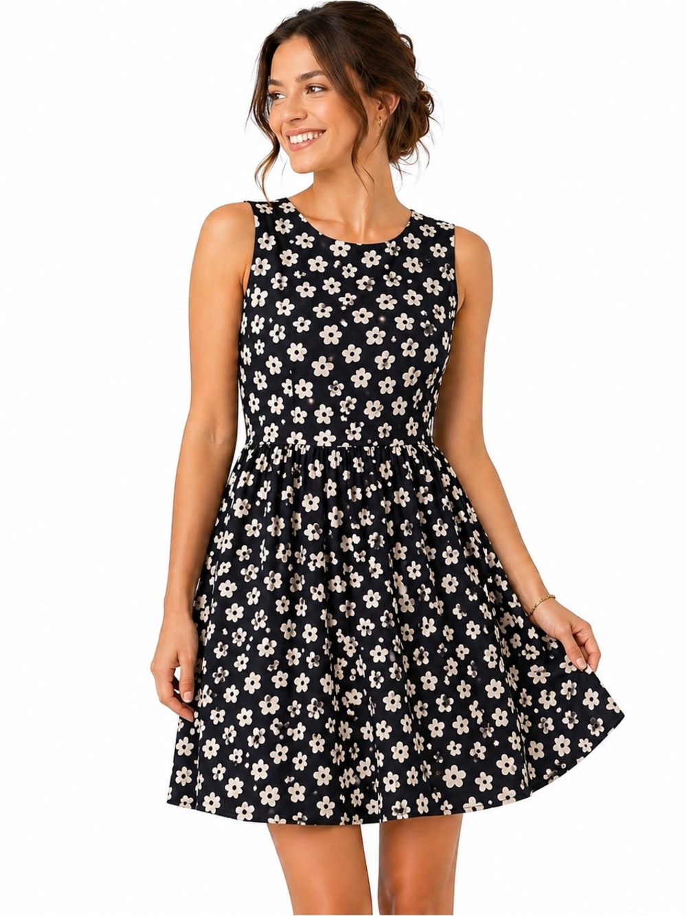 NWT TULIP B SIZE MEDIUM SLEEVELESS DRESS.